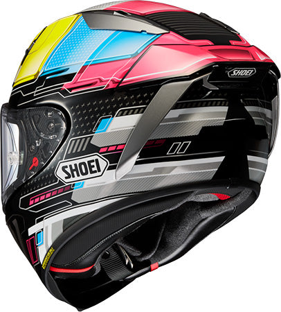 Shoei X-15 Proxy Helmet TC-11 - Rear Side View