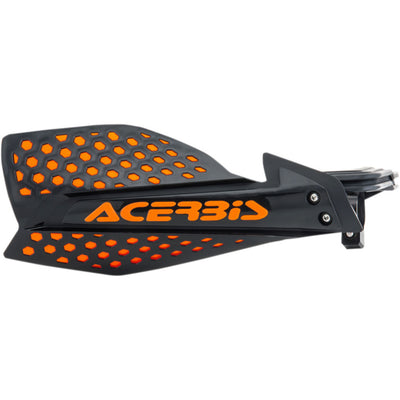 ACERBIS X-Ultimate Handguards Black/Orange - Front View