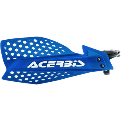 ACERBIS X-Ultimate Handguards Blue/White - Front View