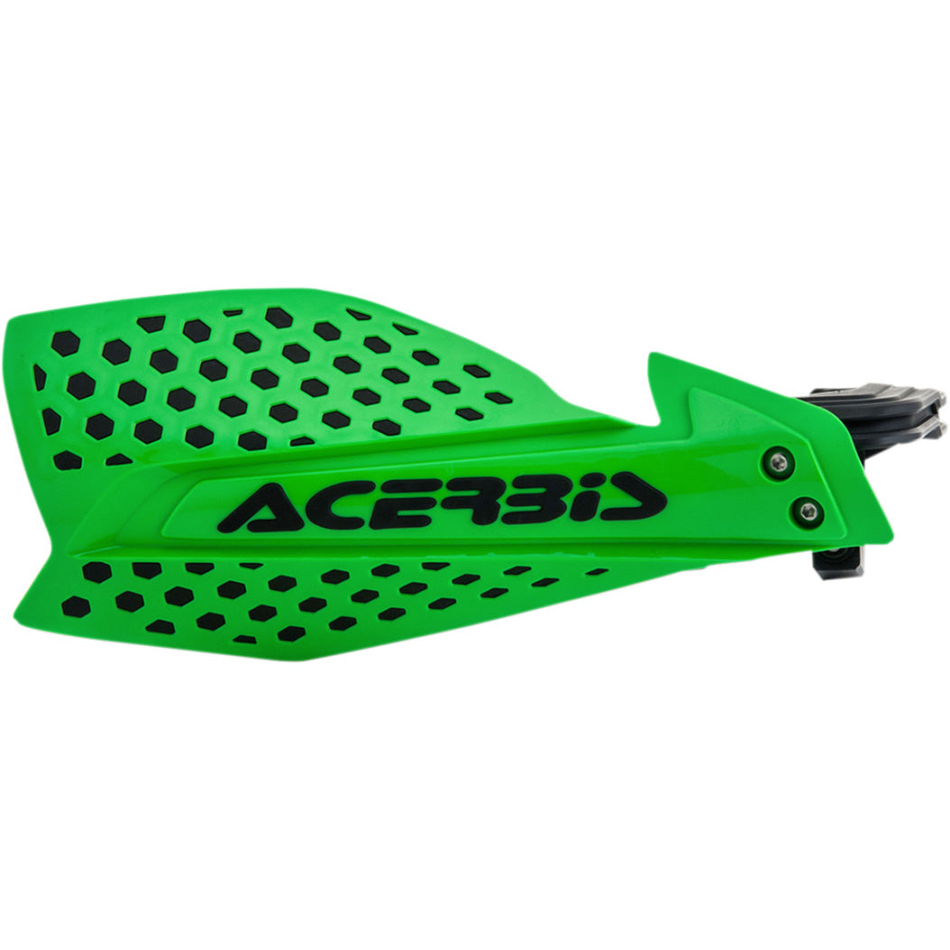 ACERBIS X-Ultimate Handguards Green/Black - Front View