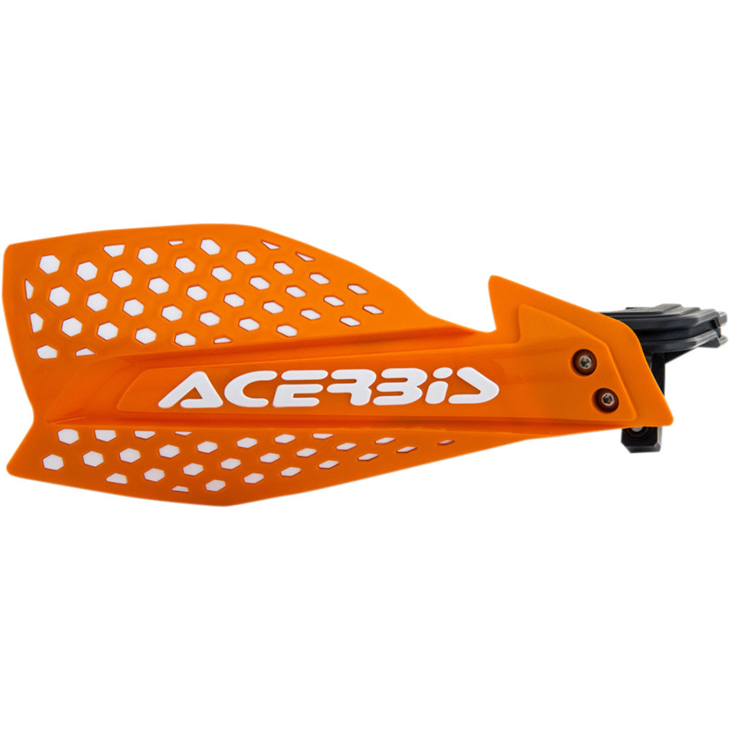 ACERBIS X-Ultimate Handguards Orange/White - Front View