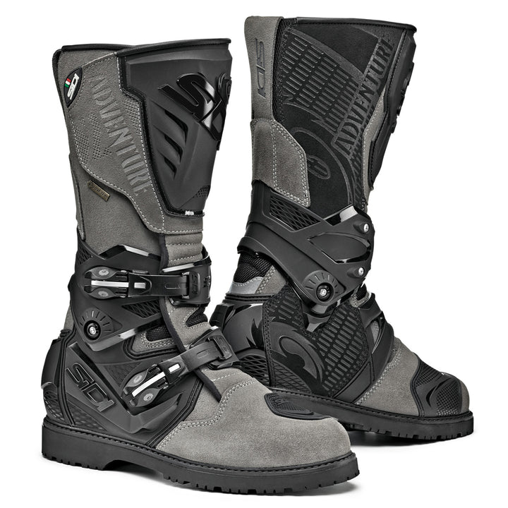 Sidi Adventure 2 Gore Boots Gray - Front Side View of Pair
