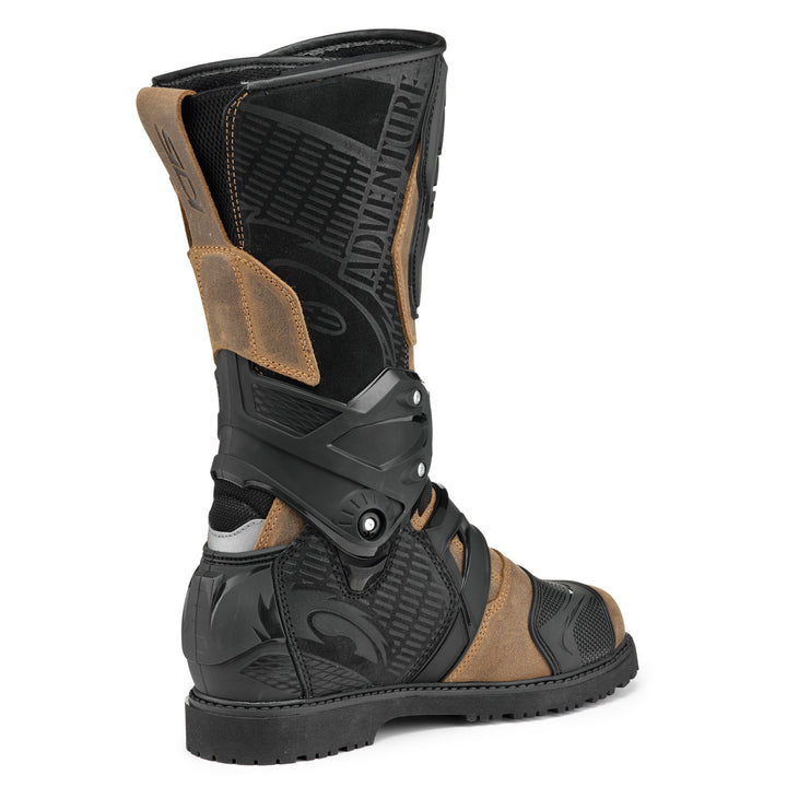 Sidi Adventure 2 Gore Boots Tobacco - Rear Side View