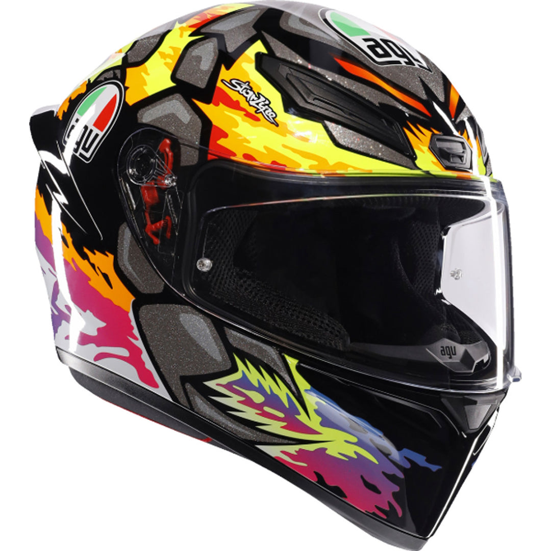AGV K1 S Bezzecchi 2023 Helmet - Front Right Side View