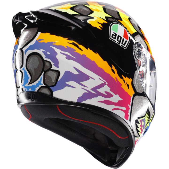 AGV K1 S Bezzecchi 2023 Helmet - Rear Right Side View