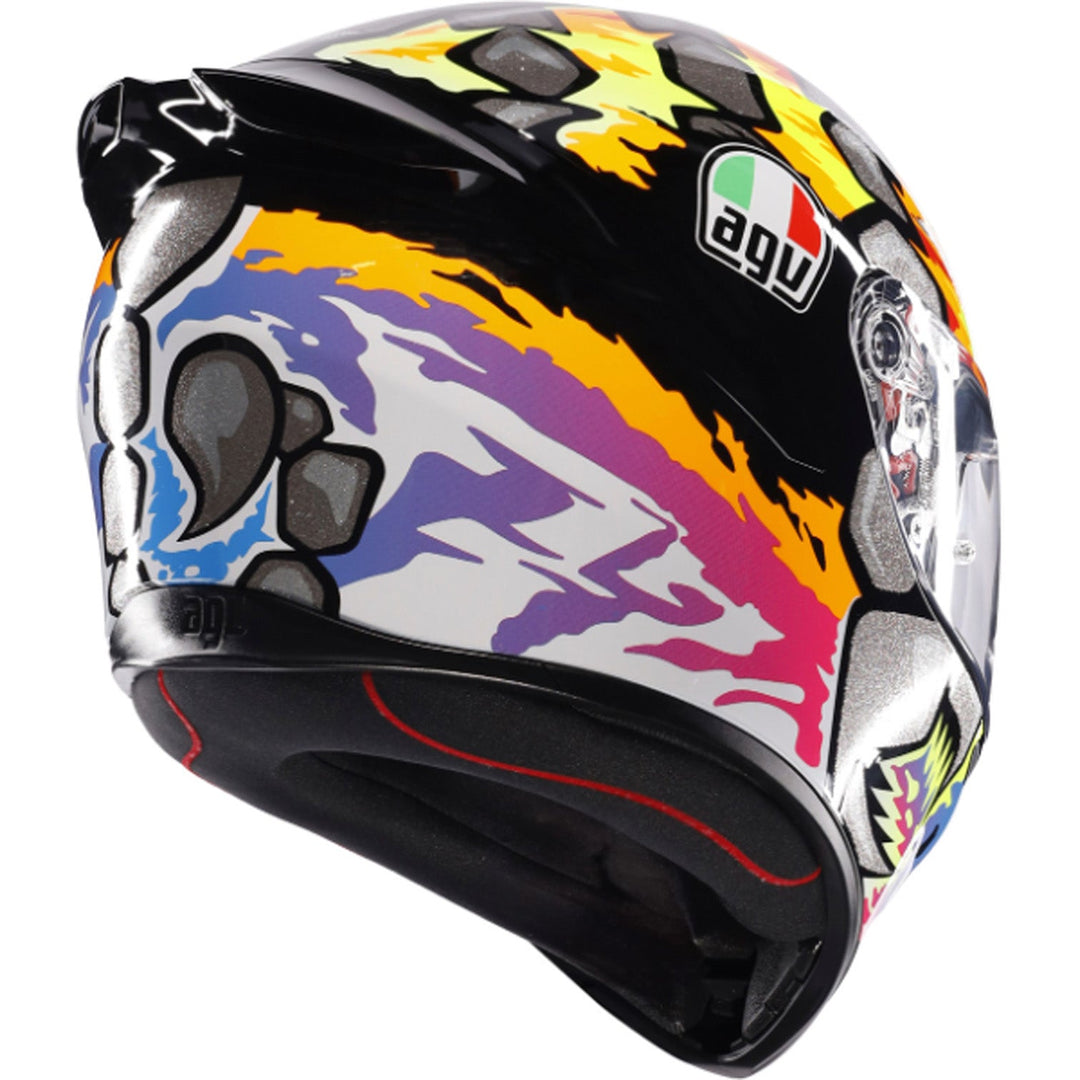 AGV K1 S Bezzecchi 2023 Helmet - Rear Right Side View