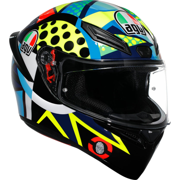 AGV K1 S Rossi Winter Test 2020 Helmet - Front Right Side View