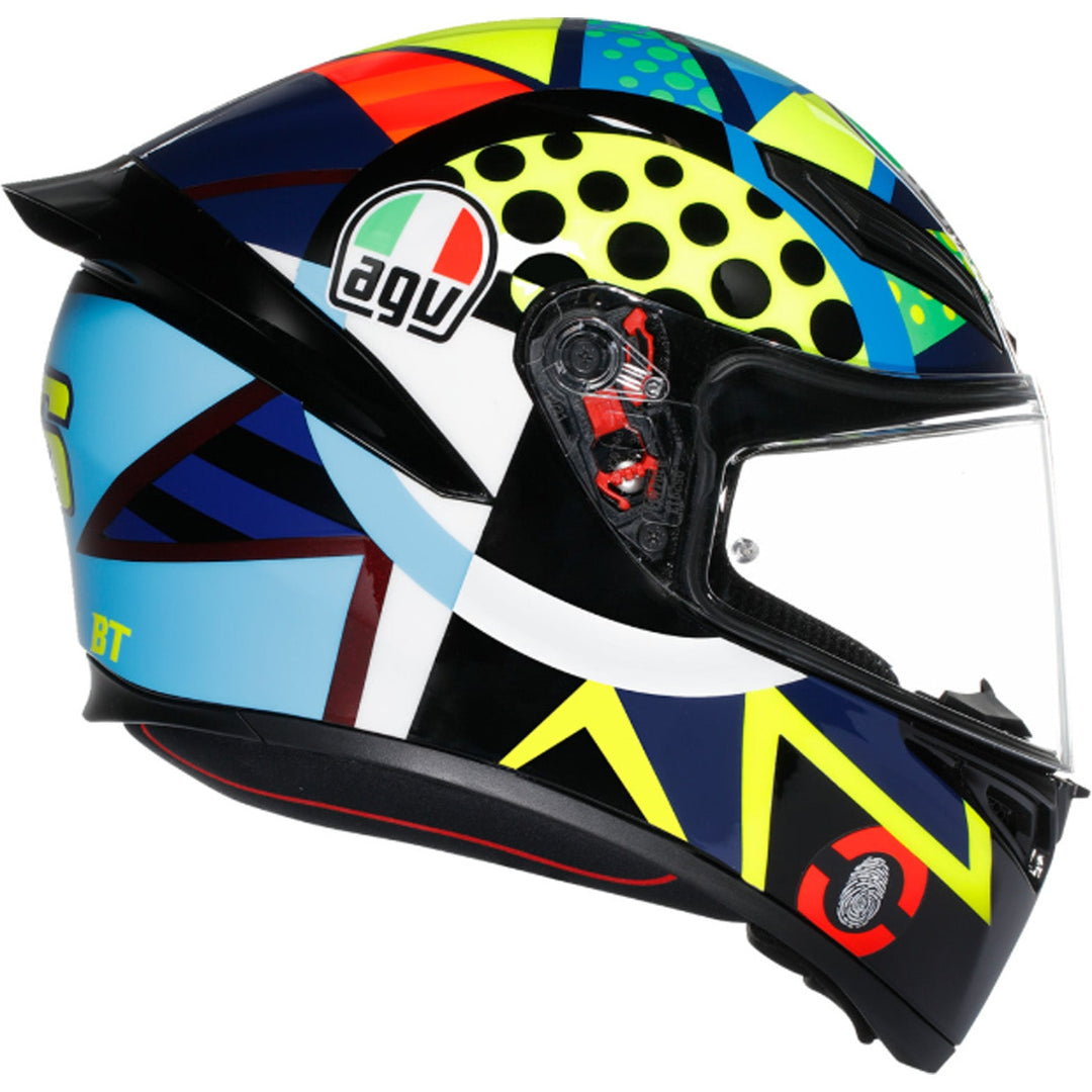 AGV K1 S Rossi Winter Test 2020 Helmet - Right Side View