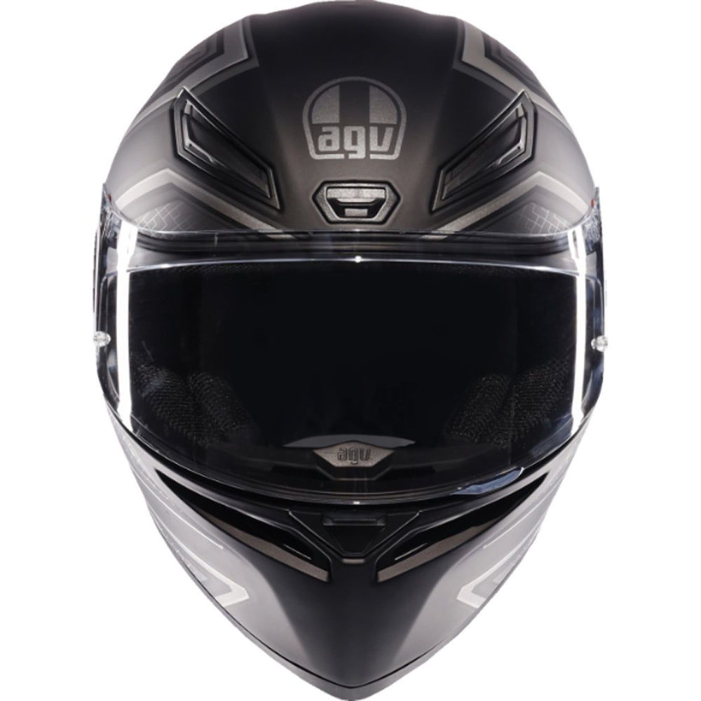 agv k1 black gloss S Helmet Shell in High Resistance Thermoplastic Resin engineered in 2 sizes with 4 AGV K1 S Helmet -
