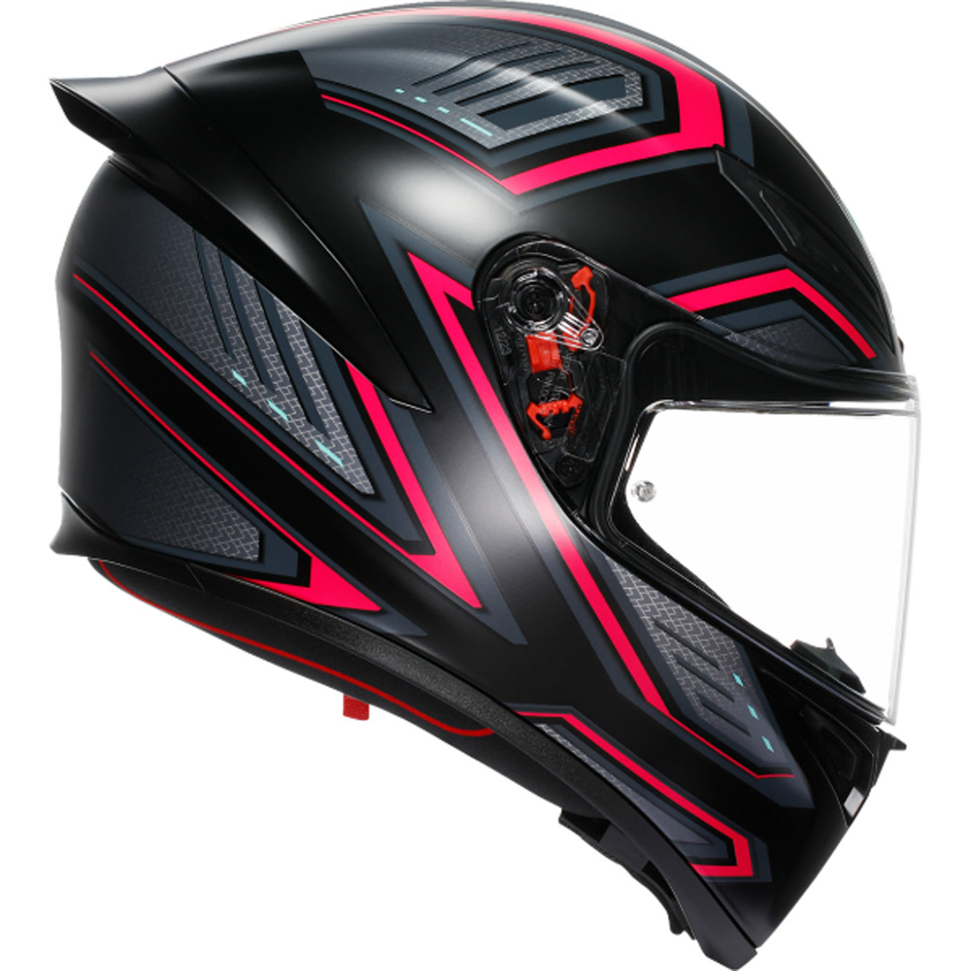 AGV K1 S Sling Helmet Matte Black/Purple - Right Side View