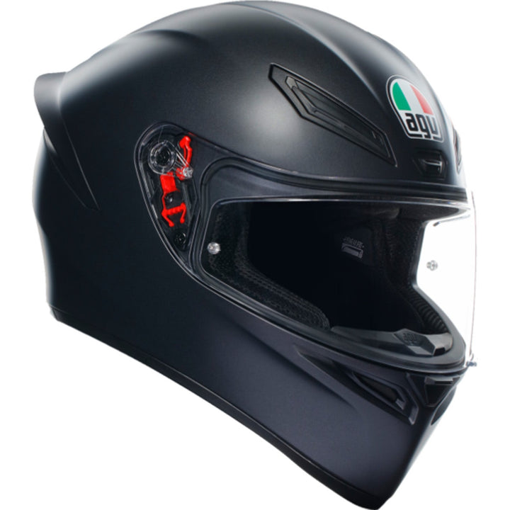 AGV K1 S Solid Helmet Matte Black - Front Right Side View