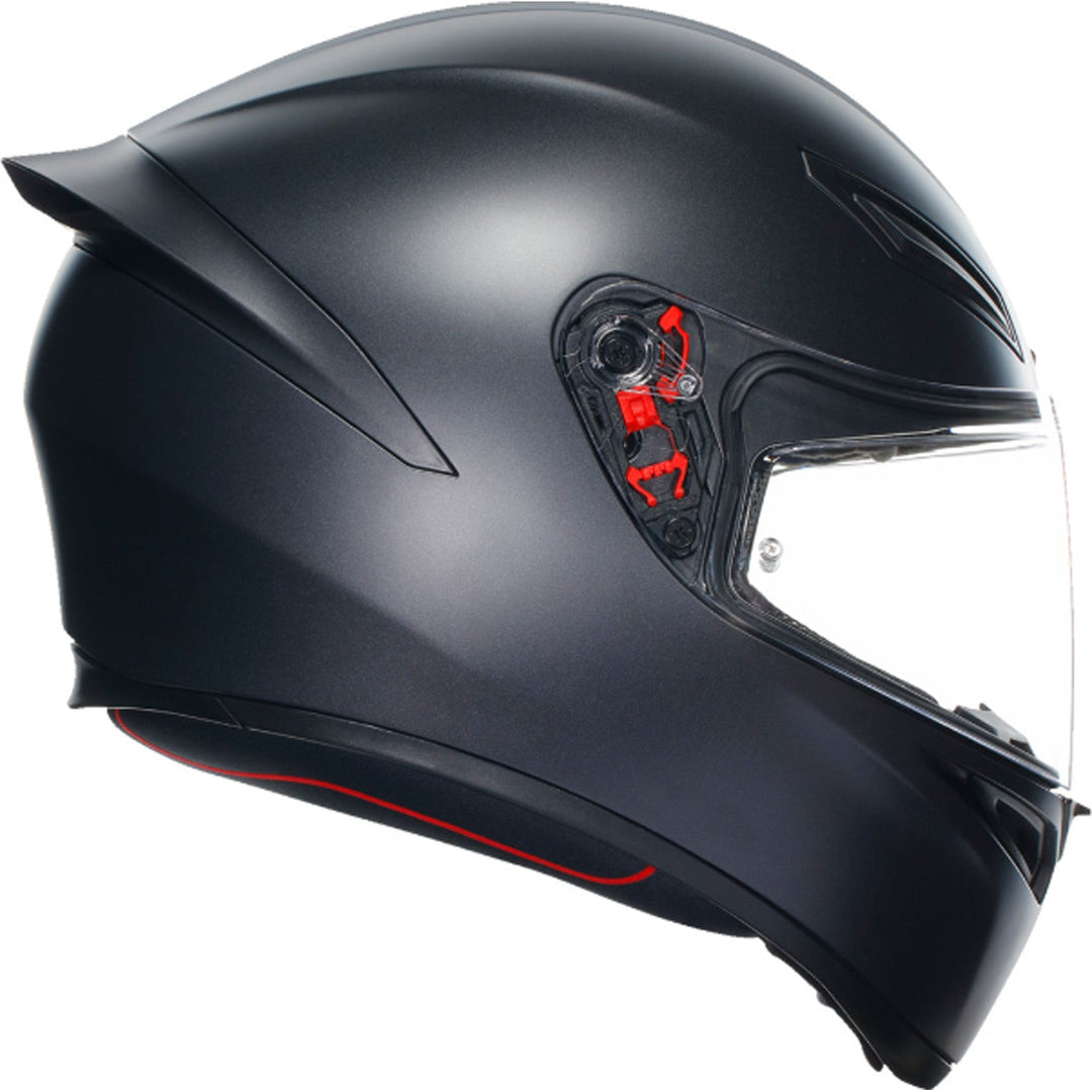AGV K1 S Solid Helmet Matte Black - Right Side View