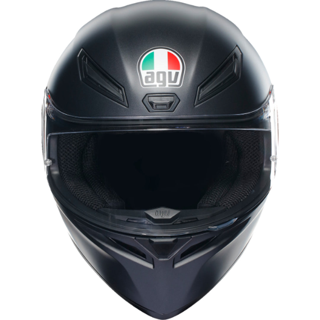 AGV K1 S Solid Helmet Matte Black - Front View