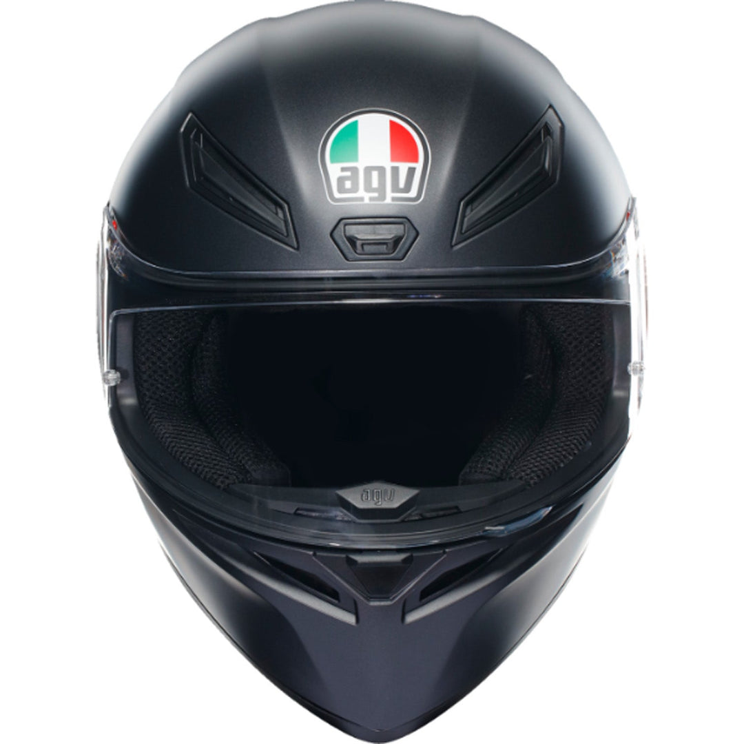 AGV K1 S Solid Helmet Matte Black - Front View