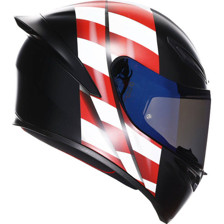 AGV K1 S US Flag Helmet Red/White/Blue - Right Side View