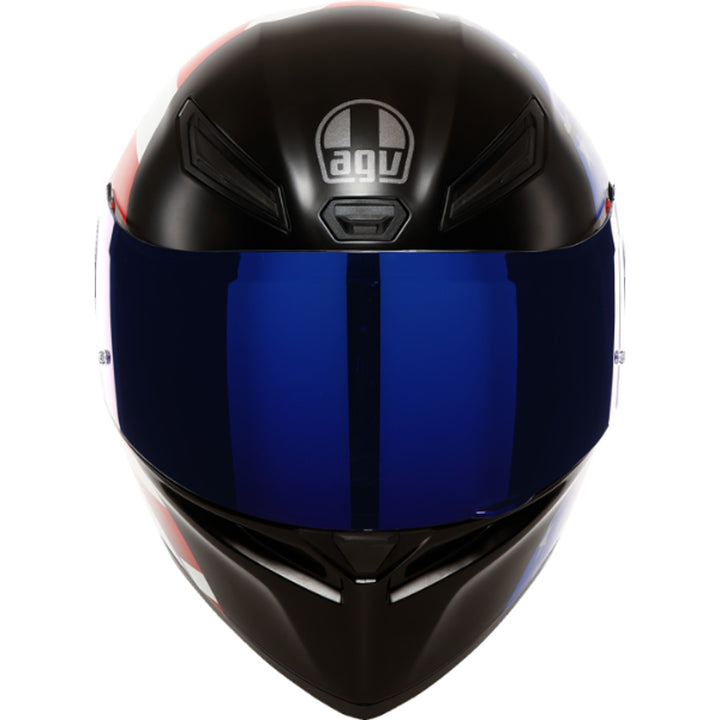 AGV K1 S US Flag Helmet Red/White/Blue - Front View
