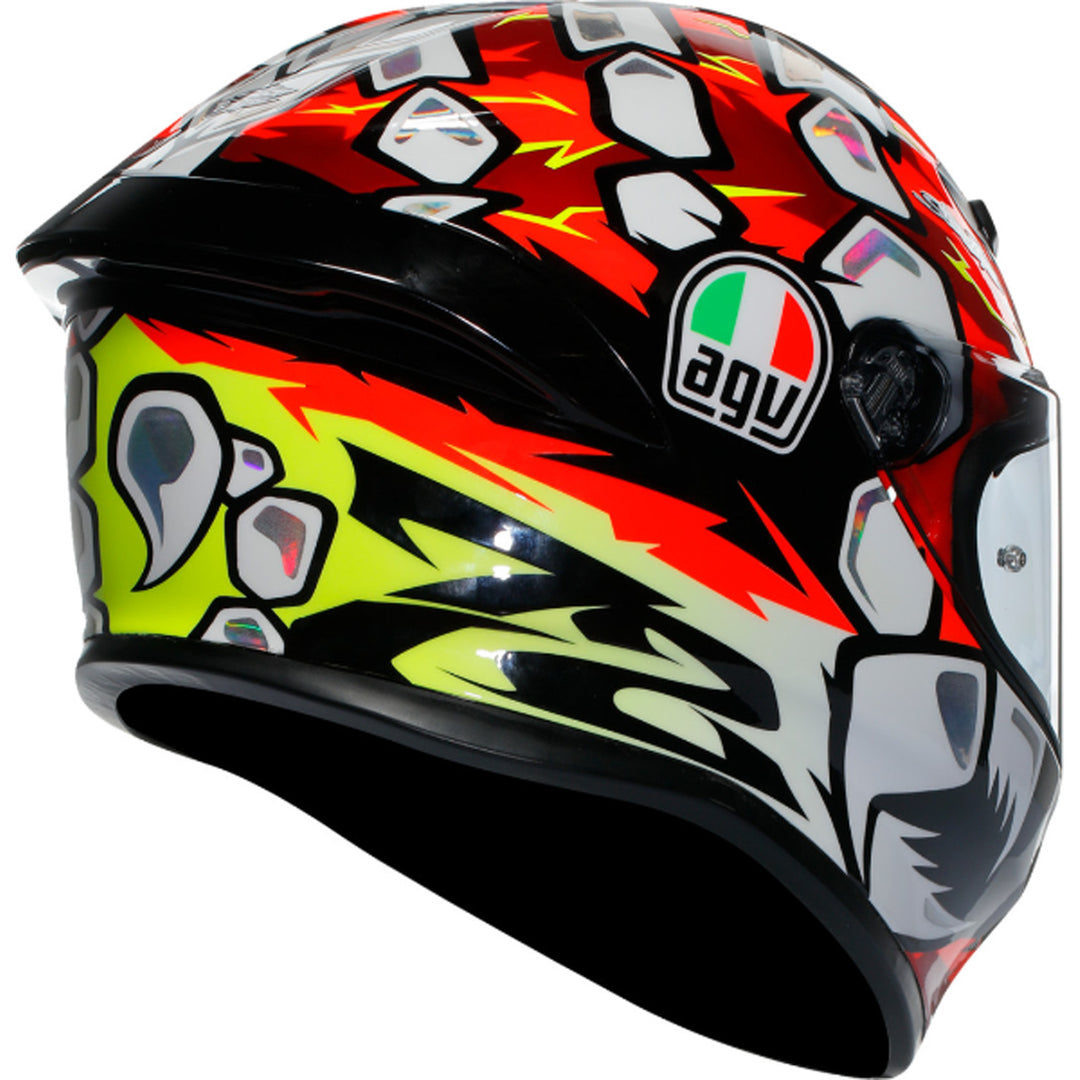 AGV K6 S Bezzecchi 2024 Helmet - Rear Right Side View