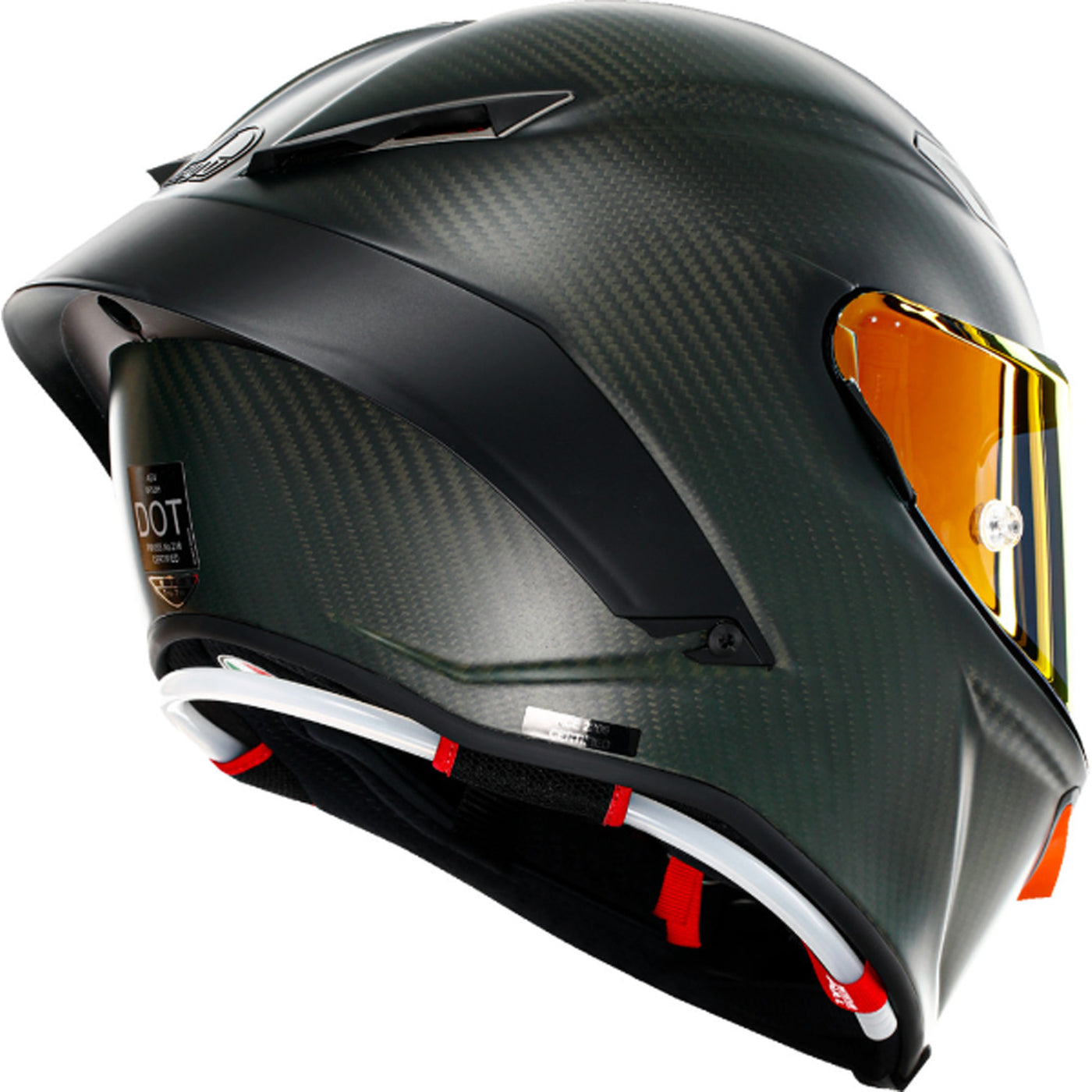 AGV Pista GP RR Electrum Limited Helmet - Rear Right Side View