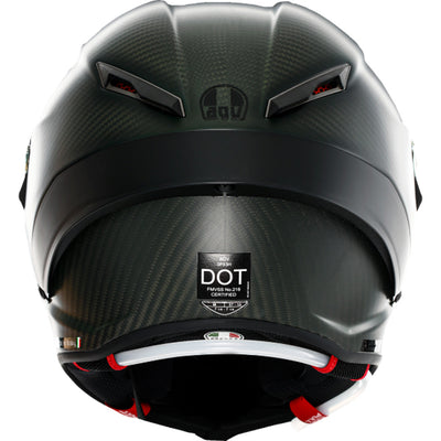 AGV Pista GP RR Electrum Limited Helmet - Rear View