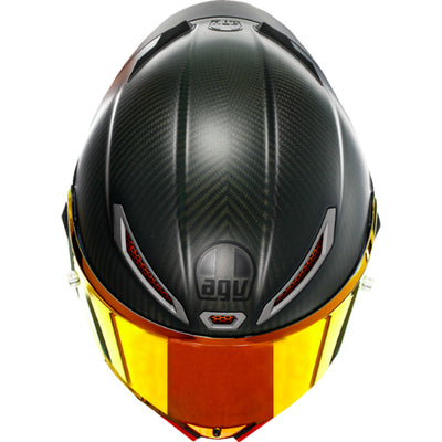 AGV Pista GP RR Electrum Limited Helmet - Top Down View