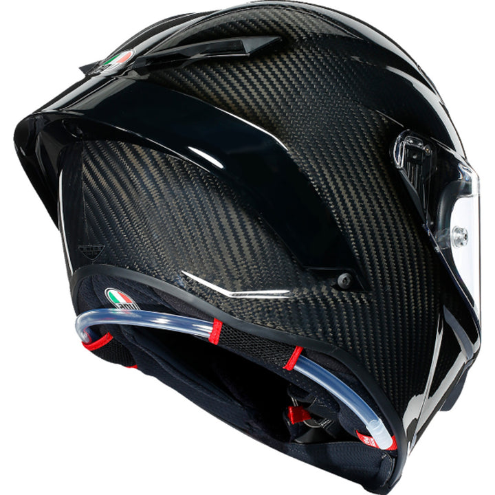 AGV Pista GP RR Mono Helmet Glossy Carbon - Rear Right Side View