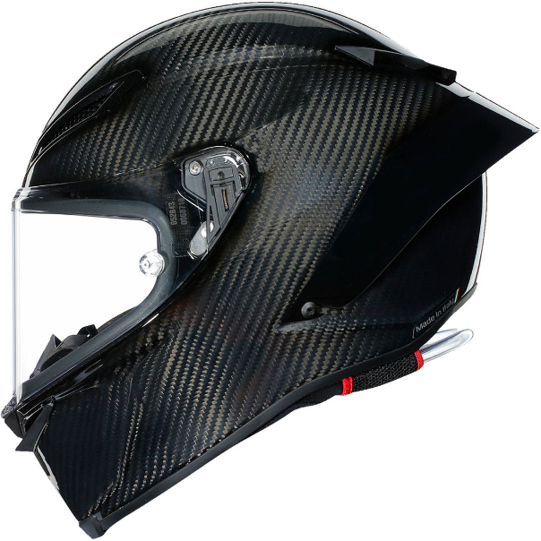 AGV Pista GP RR Mono Helmet Glossy Carbon - Left Side View