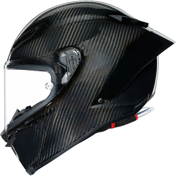 AGV Pista GP RR Mono Helmet Glossy Carbon - Left Side View