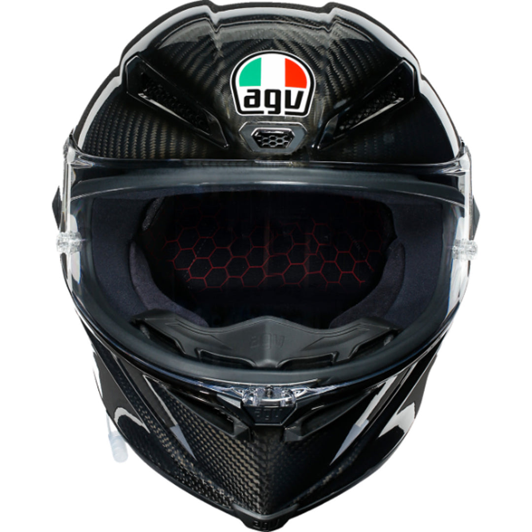 AGV Pista GP RR Mono Helmet Glossy Carbon - Front View