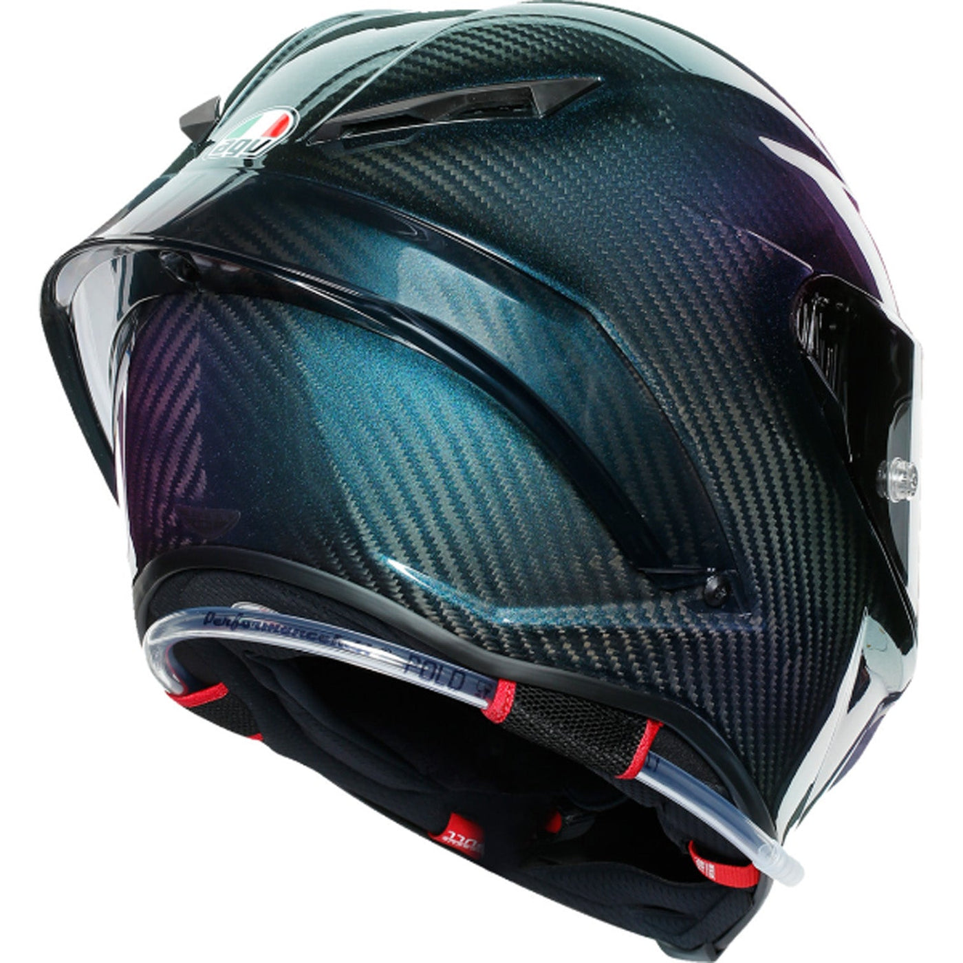 AGV Pista GP RR Mono Helmet Iridium Carbon - Rear Right Side View