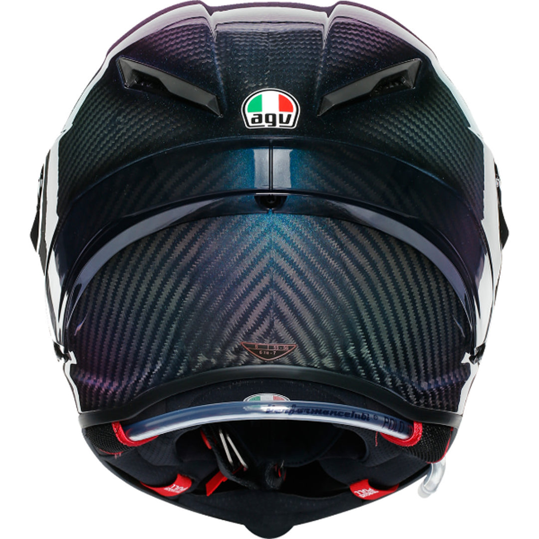 AGV Pista GP RR Mono Helmet Iridium Carbon - Rear View