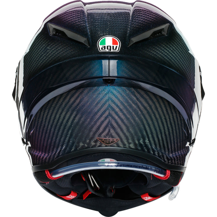 AGV Pista GP RR Mono Helmet Iridium Carbon - Rear View