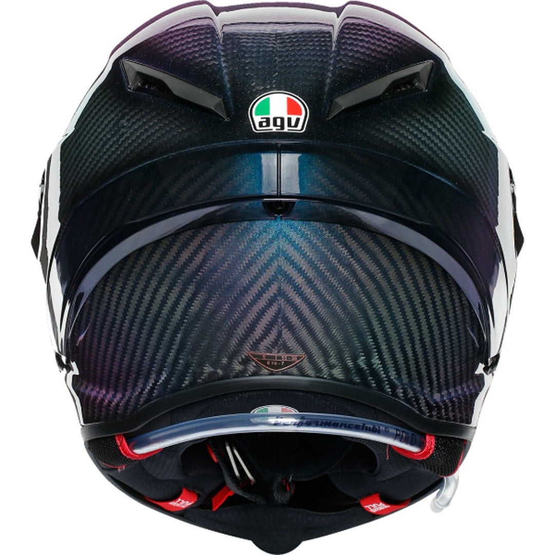AGV Pista GP RR Mono Helmet Iridium Carbon - Rear View