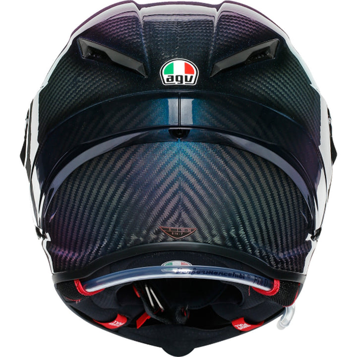 AGV Pista GP RR Mono Helmet Iridium Carbon - Rear View