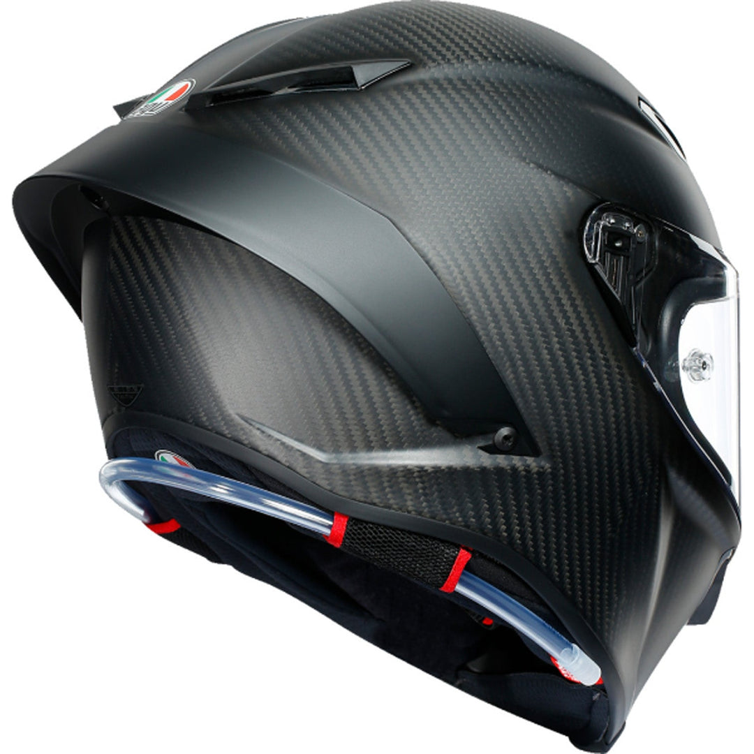 AGV Pista GP RR Mono Helmet Matte Carbon - Rear Right Side View