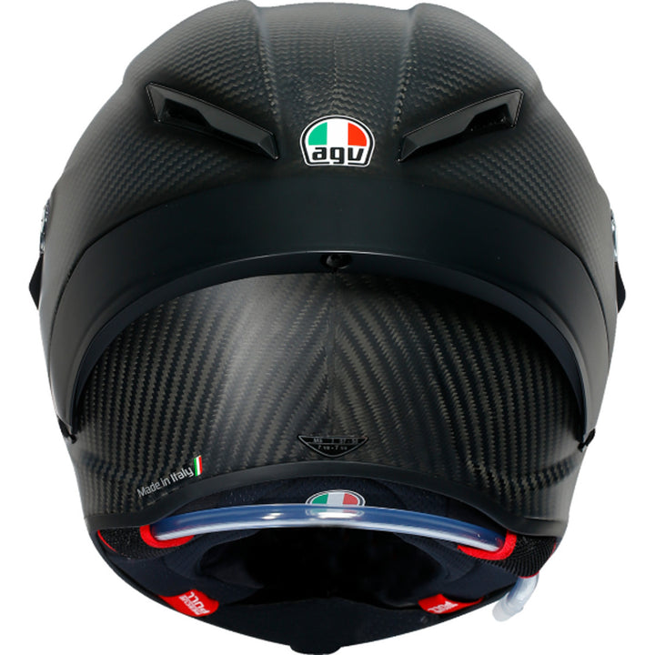 AGV Pista GP RR Mono Helmet Matte Carbon - Rear View
