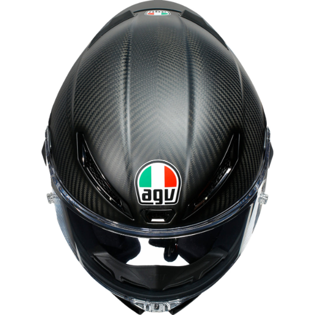 AGV Pista GP RR Mono Helmet Matte Carbon - Top Down View