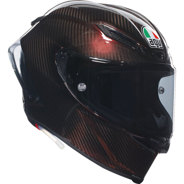 AGV Pista GP RR Mono Helmet Red Carbon - Front Right Side View
