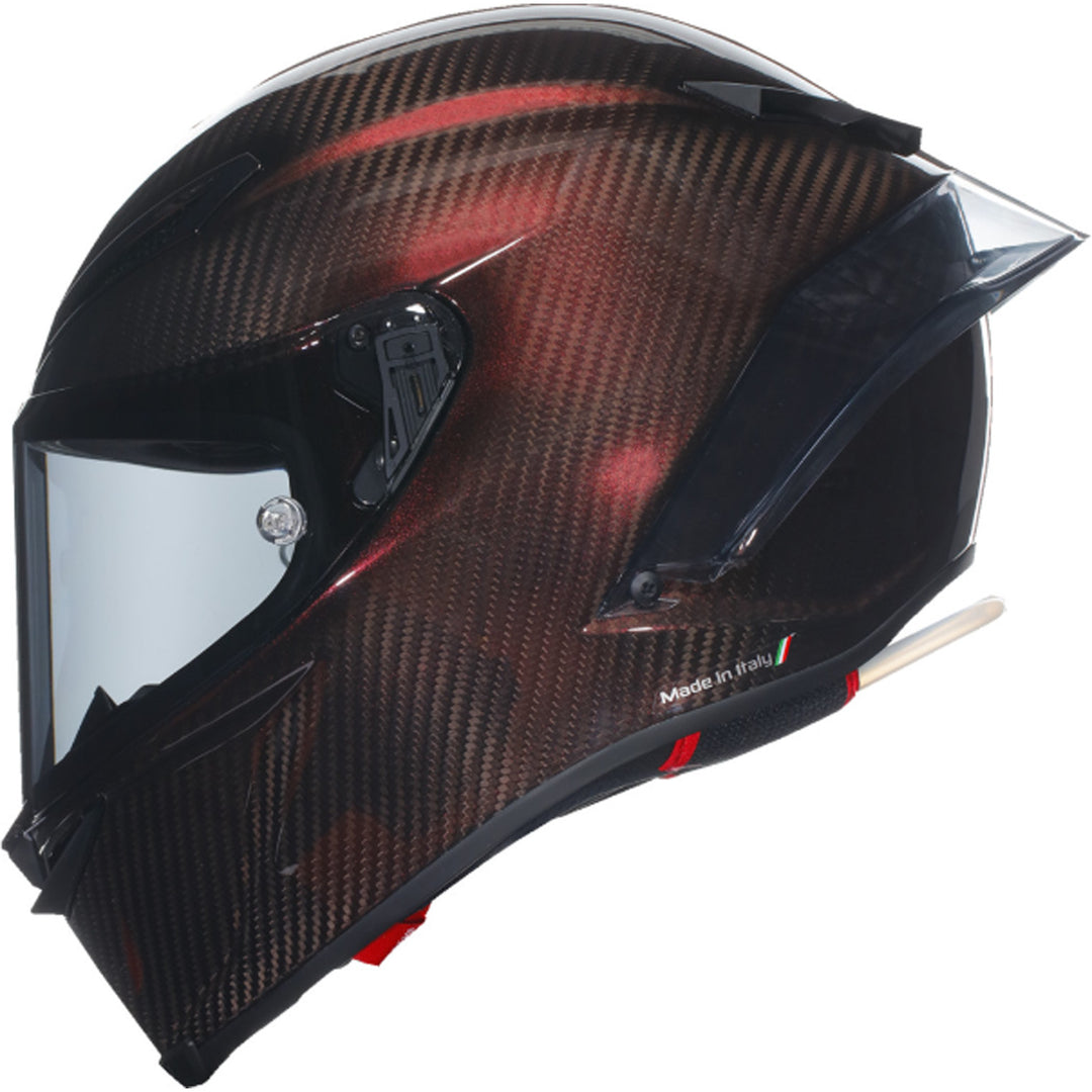 AGV Pista GP RR Mono Helmet Red Carbon - Left Side View