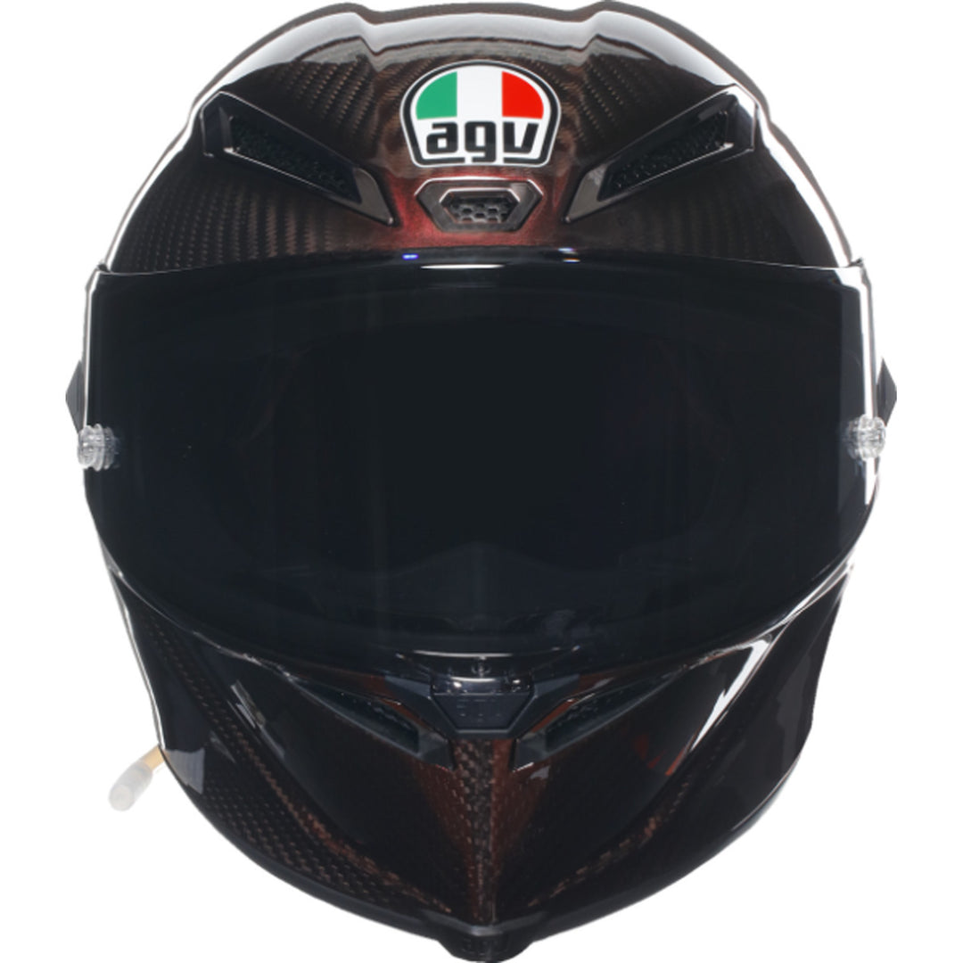 AGV Pista GP RR Mono Helmet Red Carbon - Front View