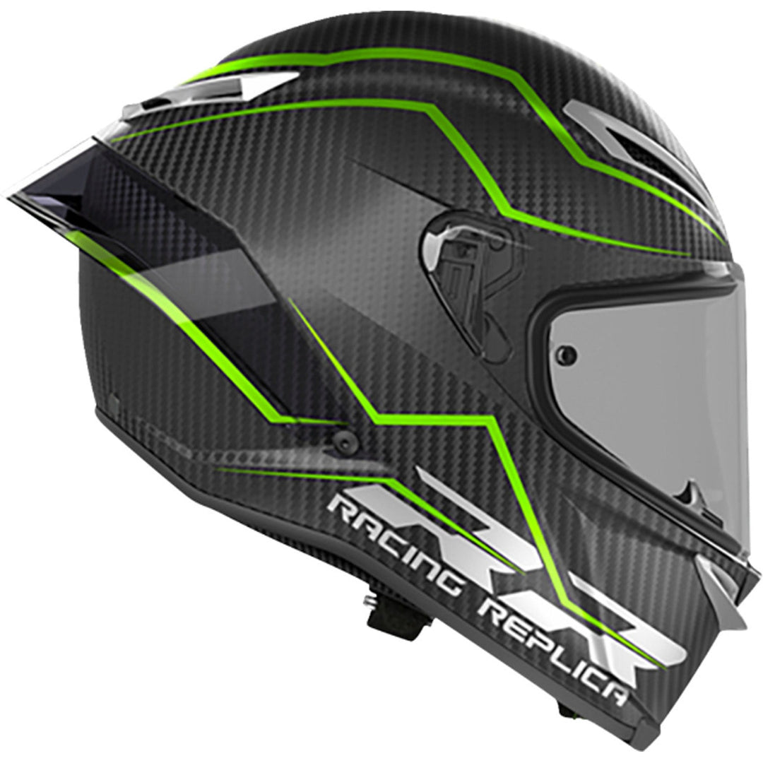 AGV Pista GP RR Performante Helmet Carbon/Lime - Right Side View