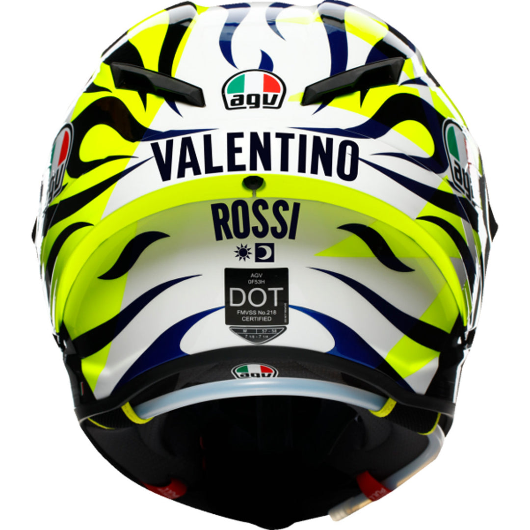 AGV Pista GP RR Soleluna 2023 Helmet - Rear View