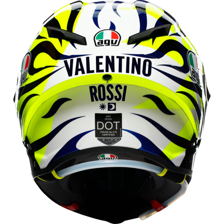 AGV Pista GP RR Soleluna 2023 Helmet - Rear View