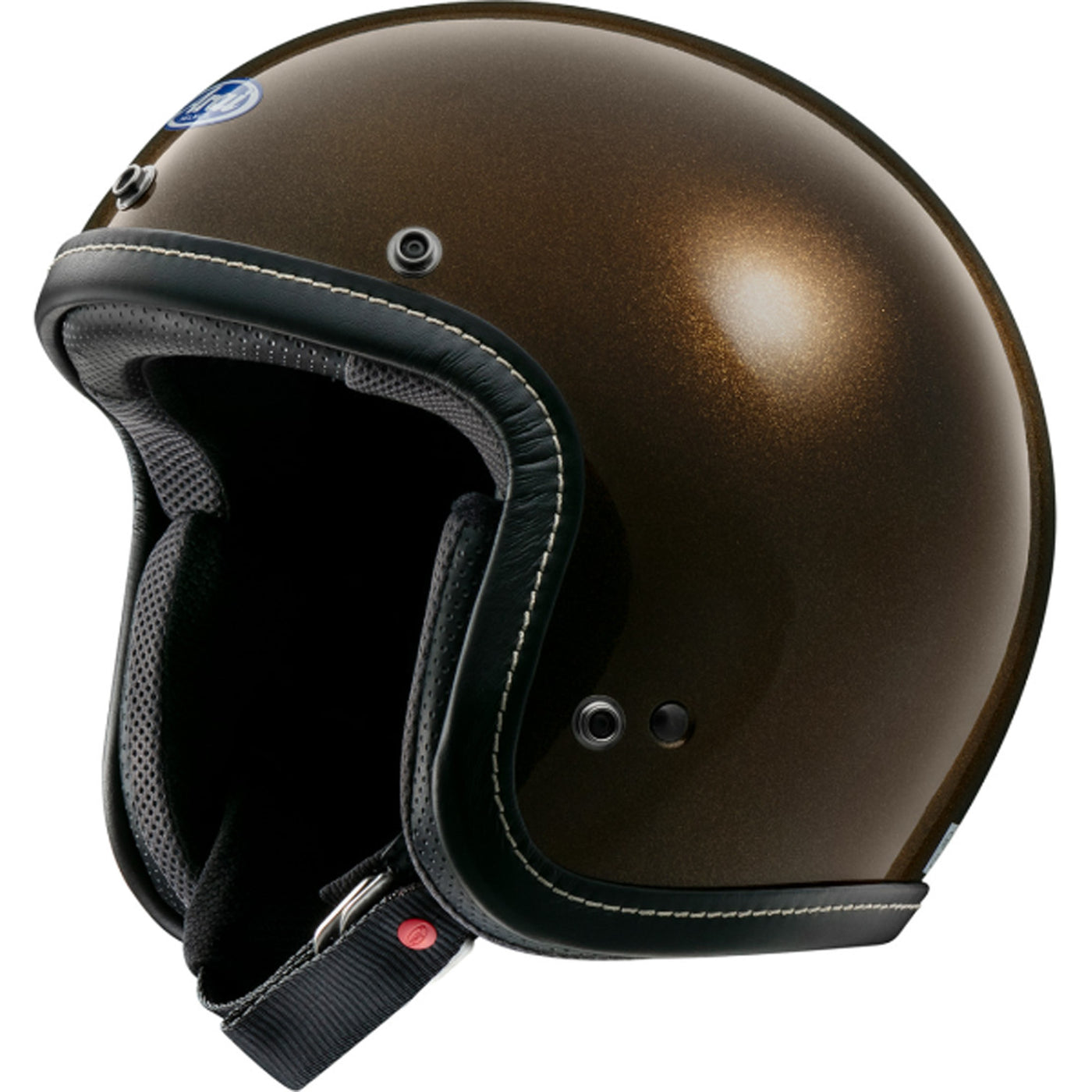 Arai Classic-V Solid Metallic Helmet Metallic Brown - Front Side View