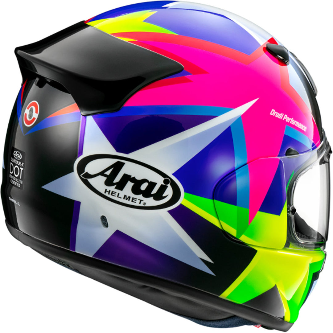 Arai Contour-X Star Helmet - Rear Right Side View