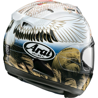 Arai Corsair-X Tsubasa Helmet - Rear Side View