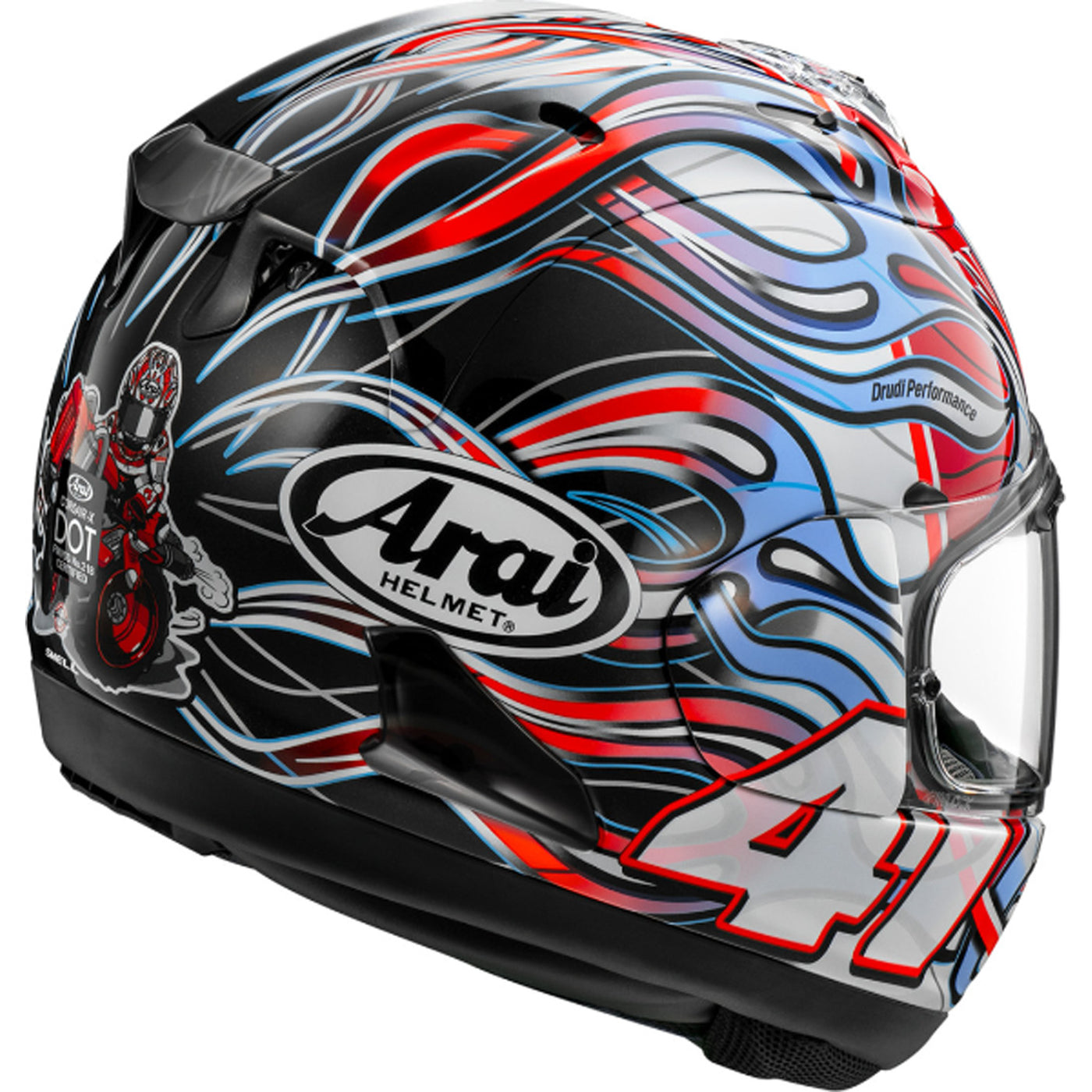 Arai Corsair-X Haga Helmet - Rear Side View