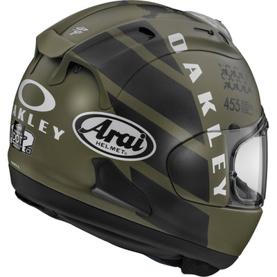 Arai Corsair-X MVK Oakley Helmet - Rear Side View