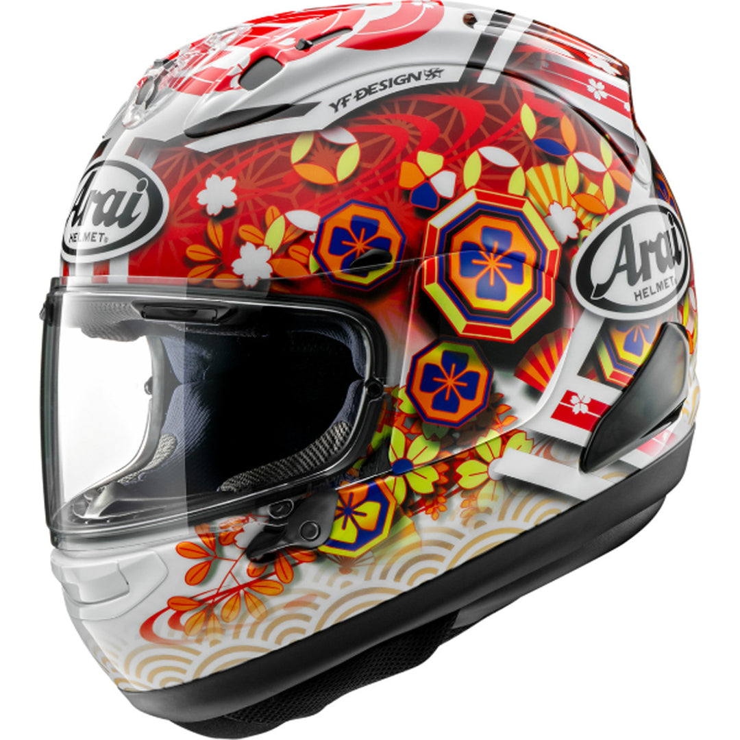 arai corsair x helmets Arai Corsair-X Nakagami-4 Helmet – Sprocketz