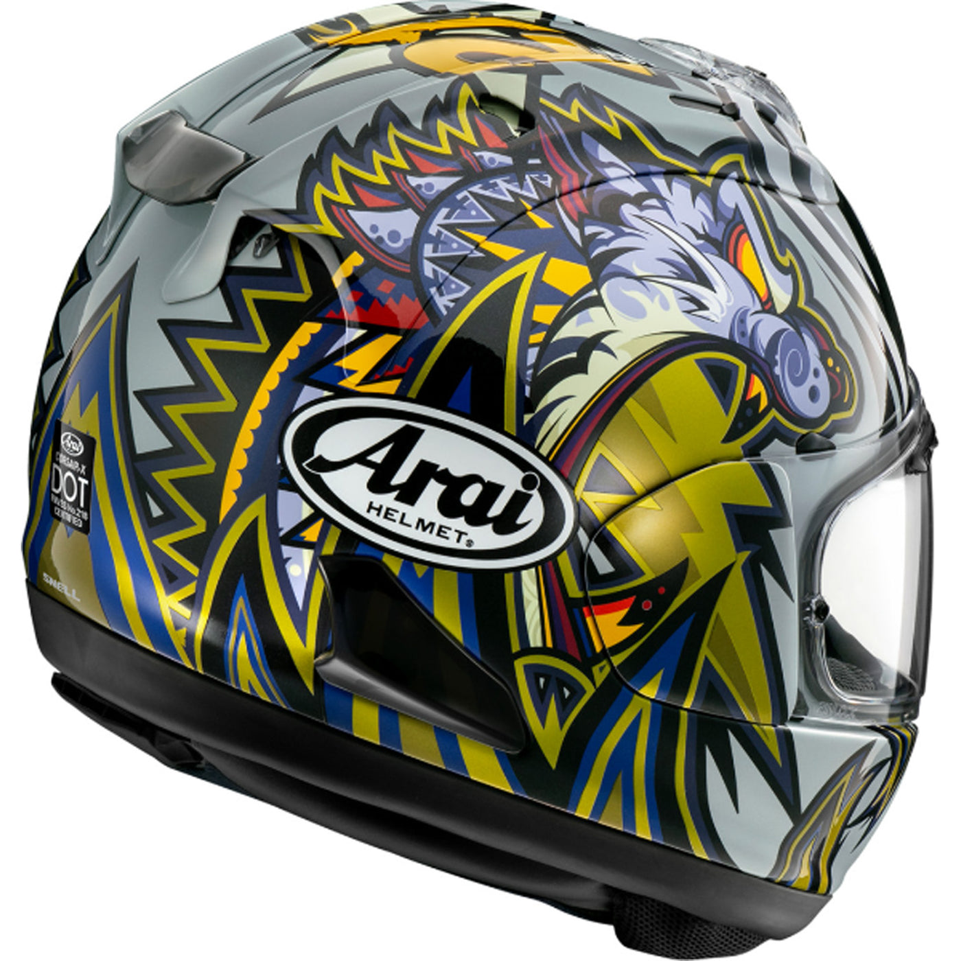 Arai Corsair-X Nakasuga 4 Helmet - Rear Side View