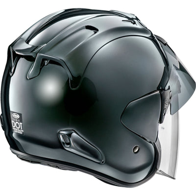 Arai Ram-X Solid Helmet Diamond Black - Rear Side View